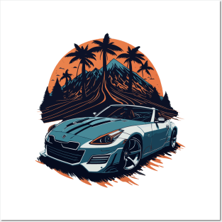Nissan 370z Vintage Car Posters and Art